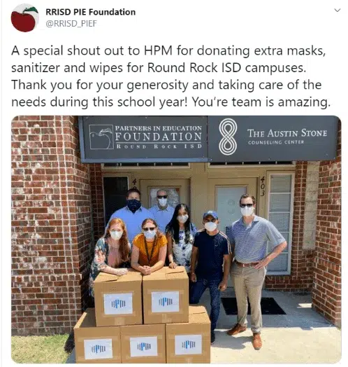 Donate PPE to Local School